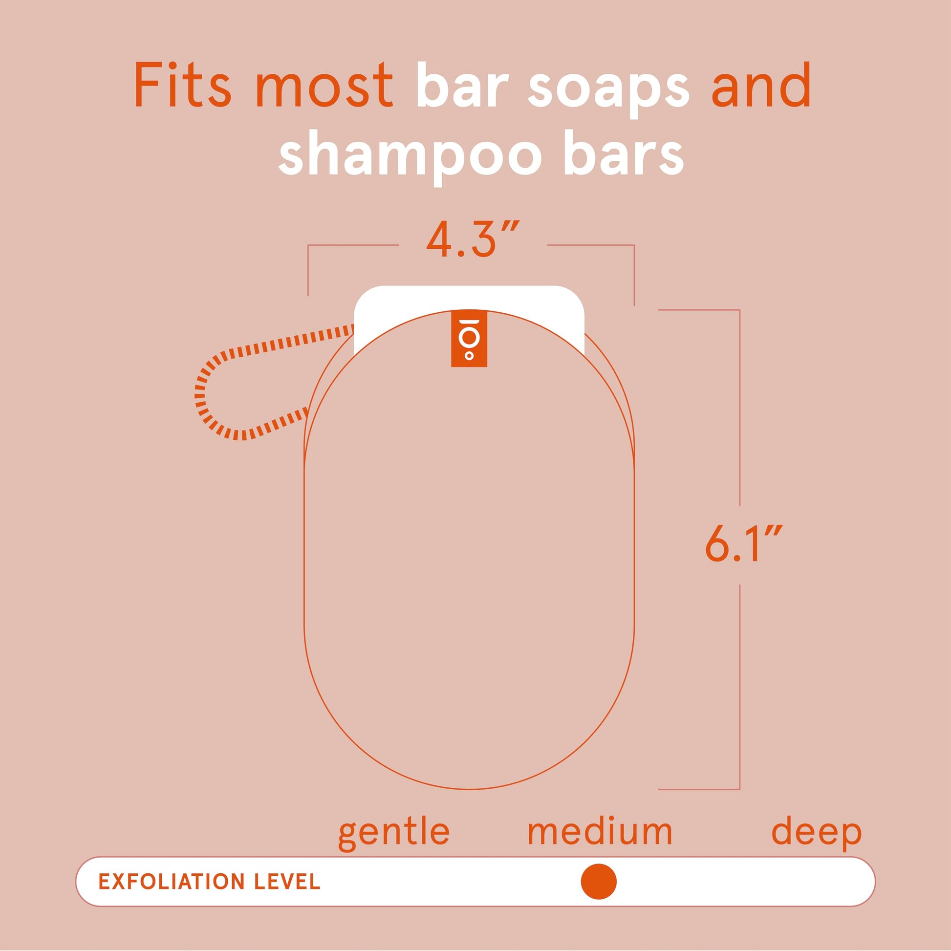 Cleanlogic soap saver bag with bar soap inside creating lather