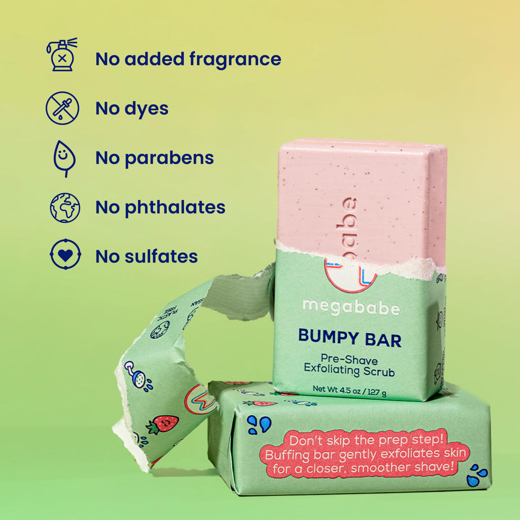 Megababe Bumpy Bar eco-friendly packaging and zero waste design