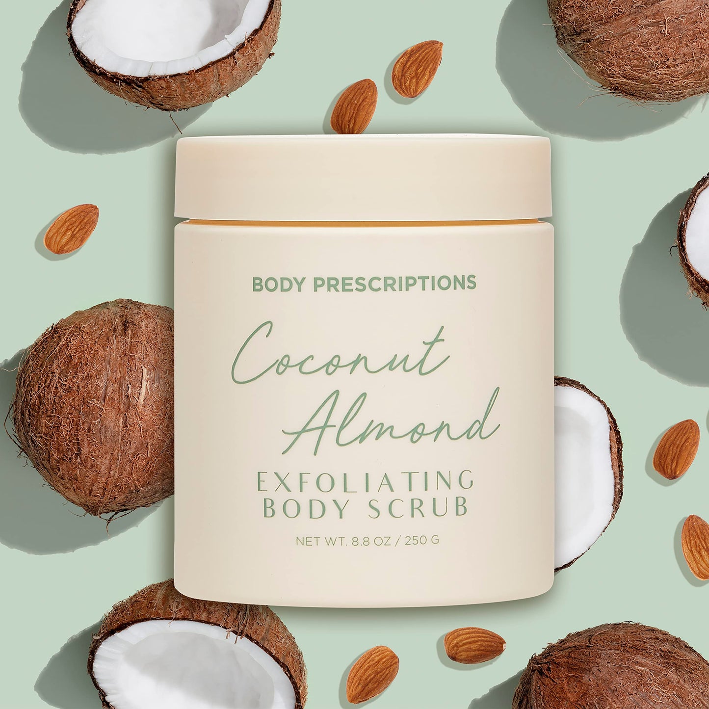 Body Prescriptions Honey Citrus body cleanser jar for smooth skin texture