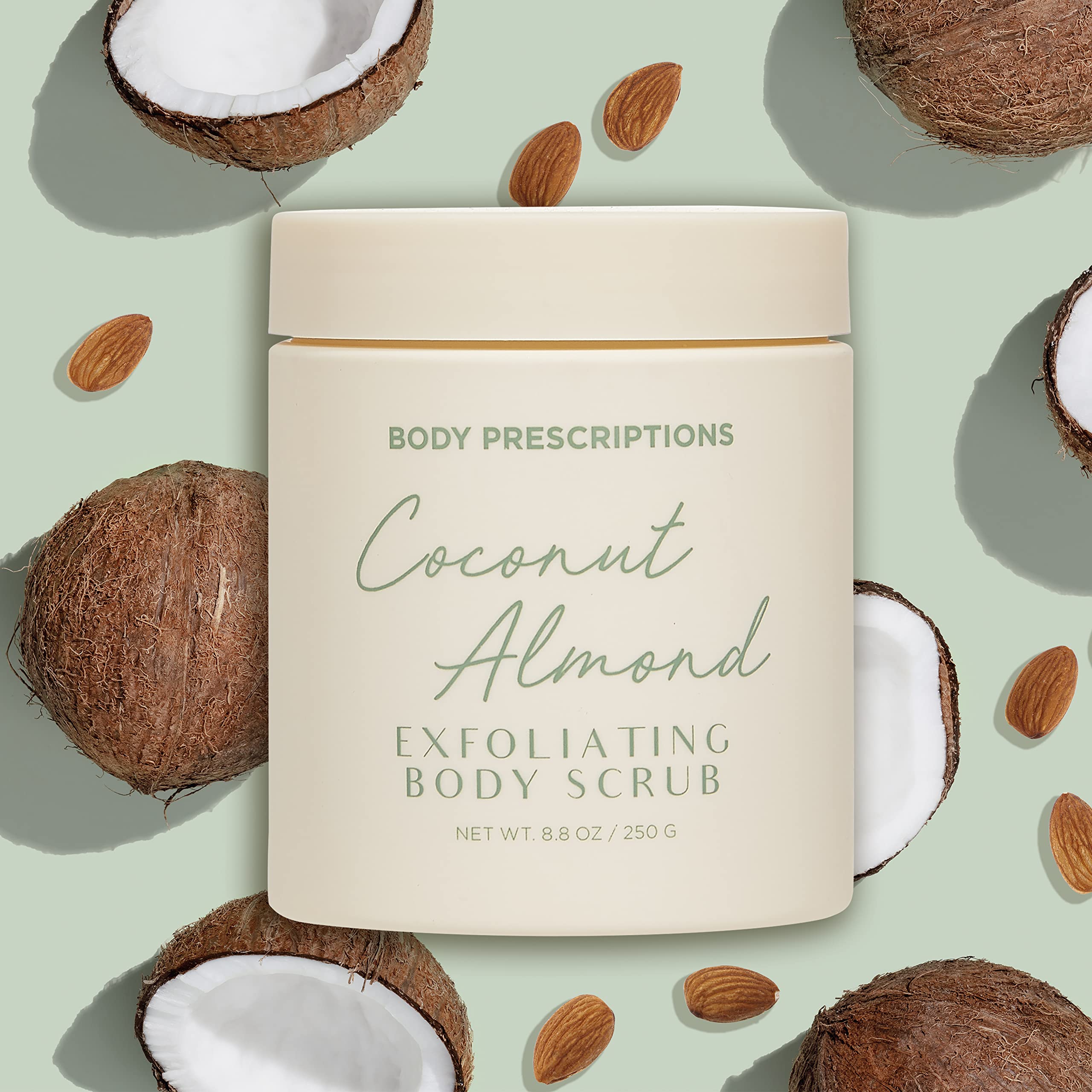 Body Prescriptions Honey Citrus body cleanser jar for smooth skin texture