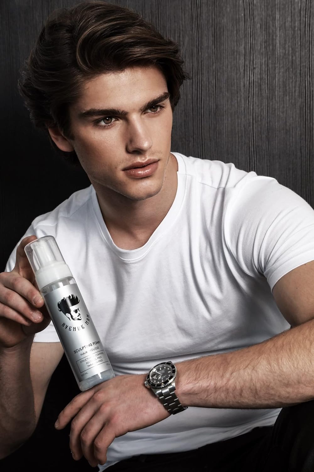 Premium imported hair mousse for men