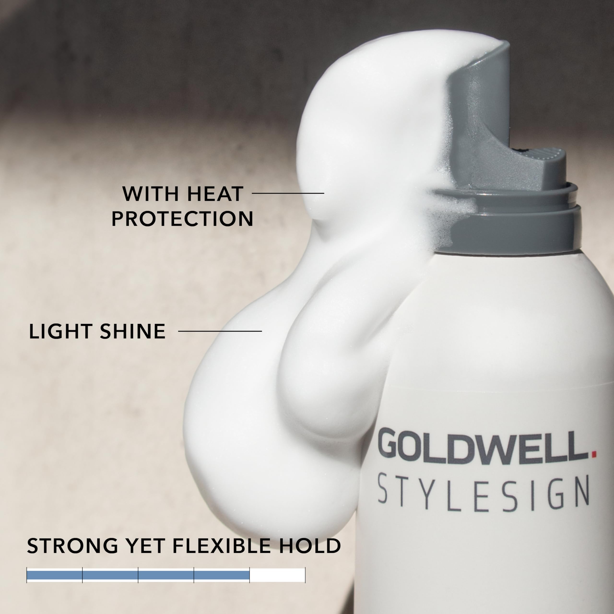 Goldwell StyleSign volume mousse texture demonstration
