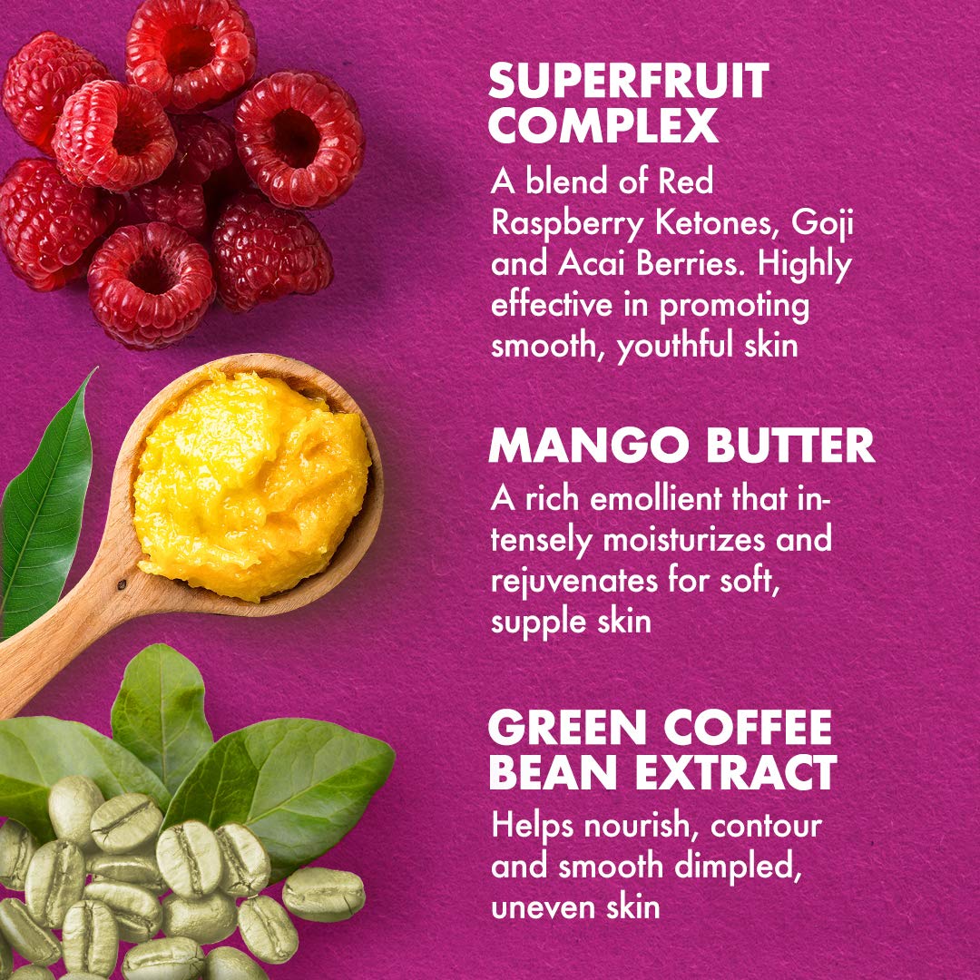 SheaMoisture green coffee bean extract skin firming scrub close up view