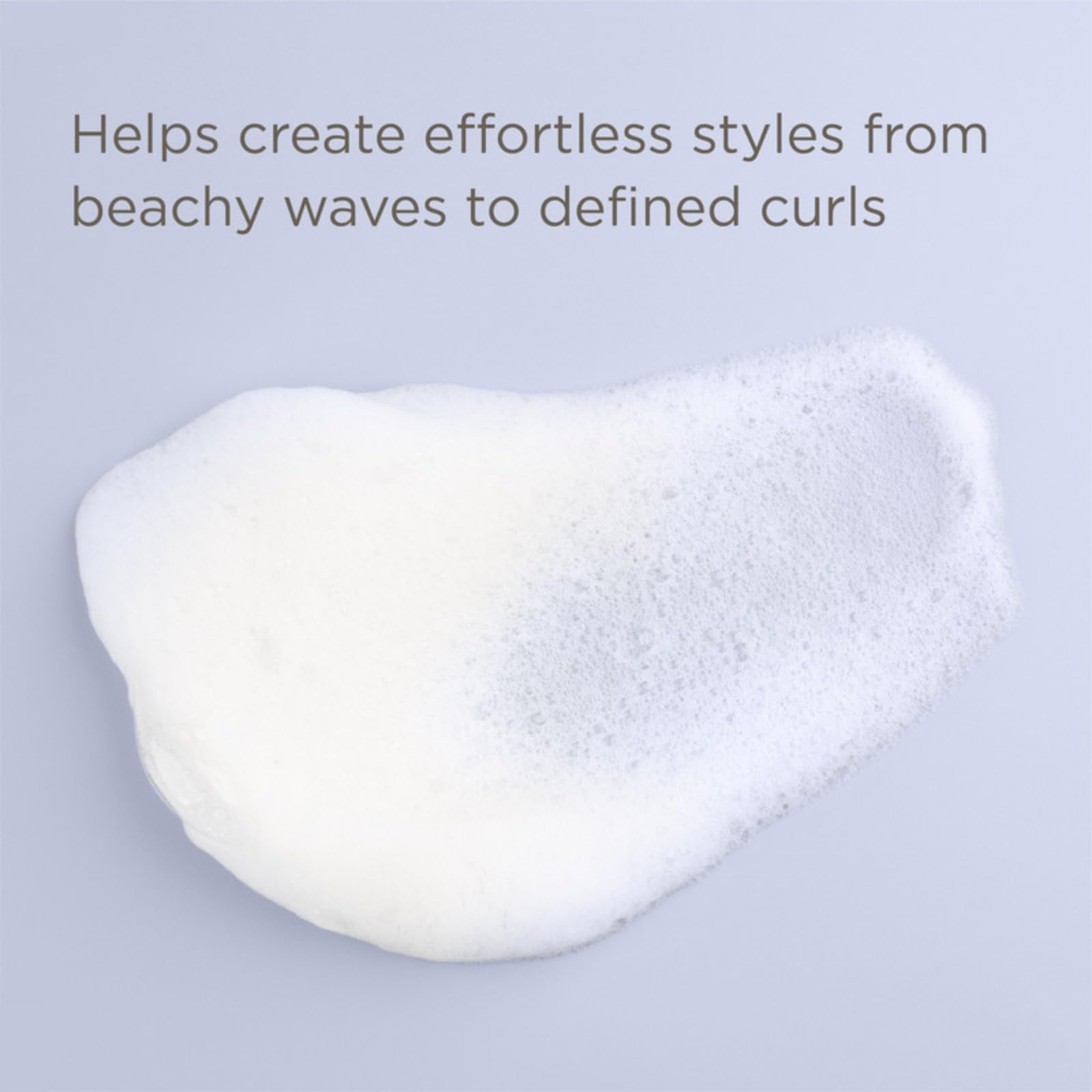 Back of Hairitage foam mousse bottle with ingredients and usage instructions