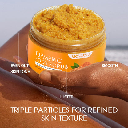 Authentic USA imported MOSRROU exfoliating scrub targeting hyperpigmentation and dark spots