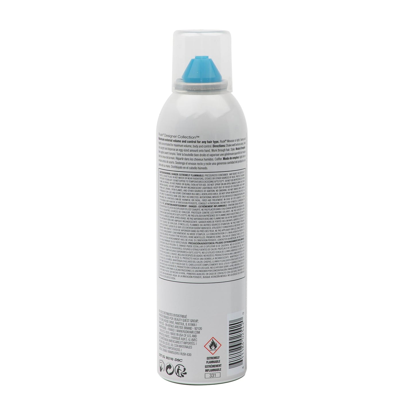 Authentic USA imported hair styling product displaying ingredients and maximum control benefits.