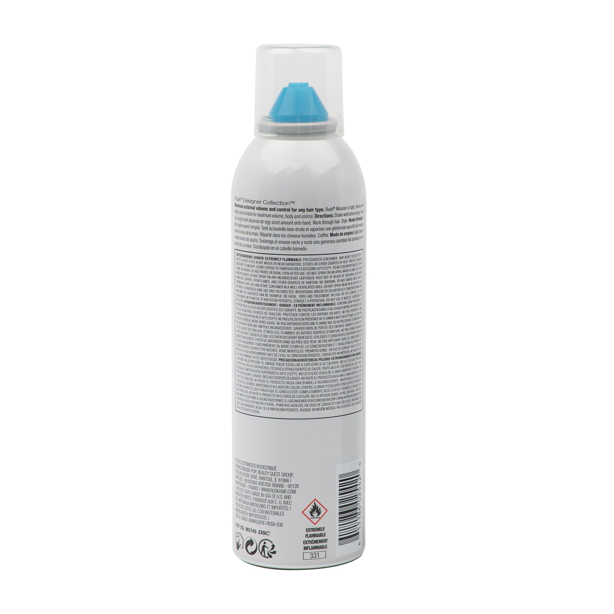 Authentic USA imported hair styling product displaying ingredients and maximum control benefits.