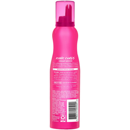 Suave Iconic Curls formulation pack of two bottles for professional salon results