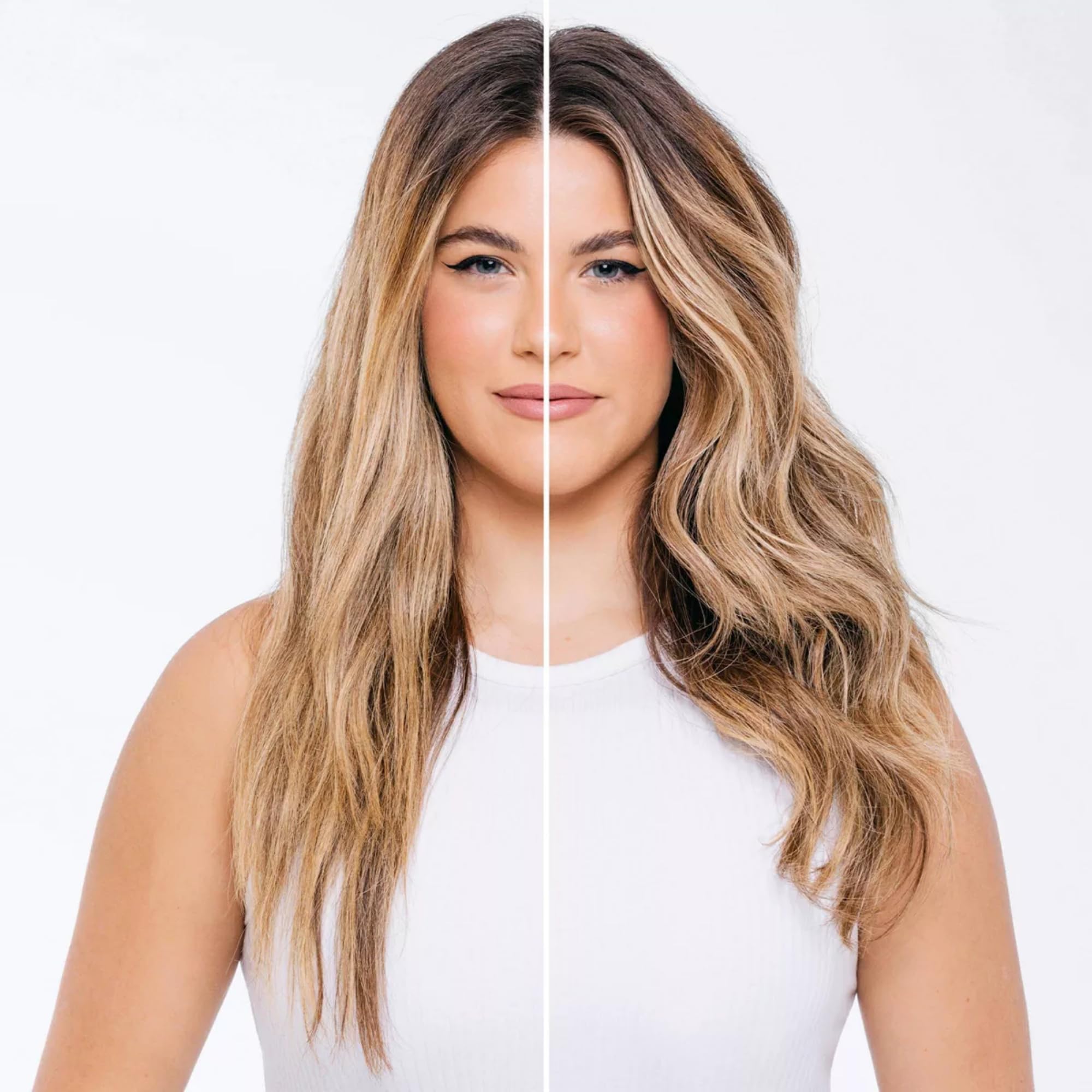 Vegan and cruelty free heat activated hair mousse bottle for adding body and bounce to flat hair