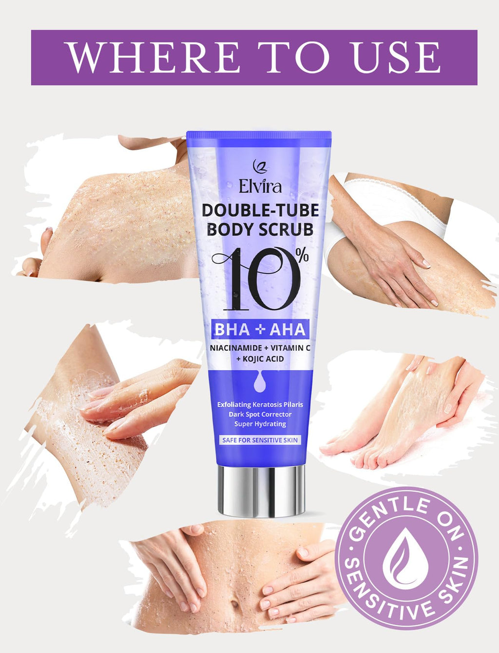 Elvira seven ounce exfoliating treatment full view