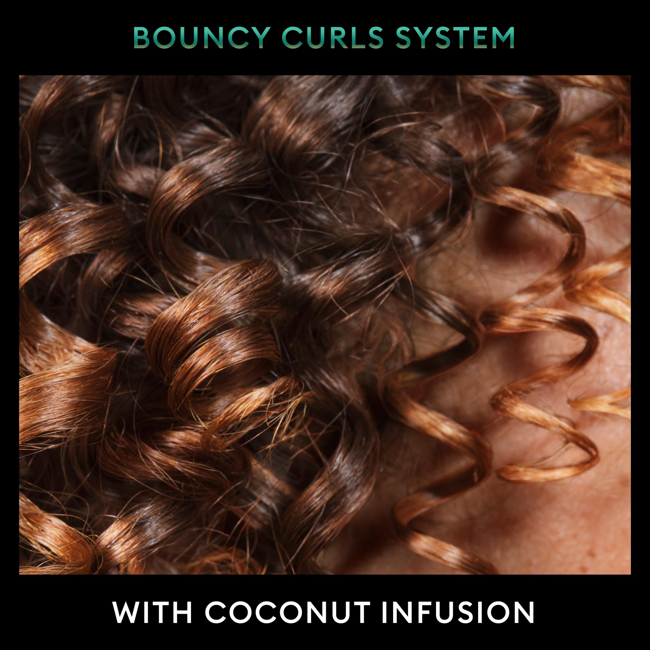 TRESemmÃ© Flawless Curls mousse pack showing coconut and avocado oil ingredients