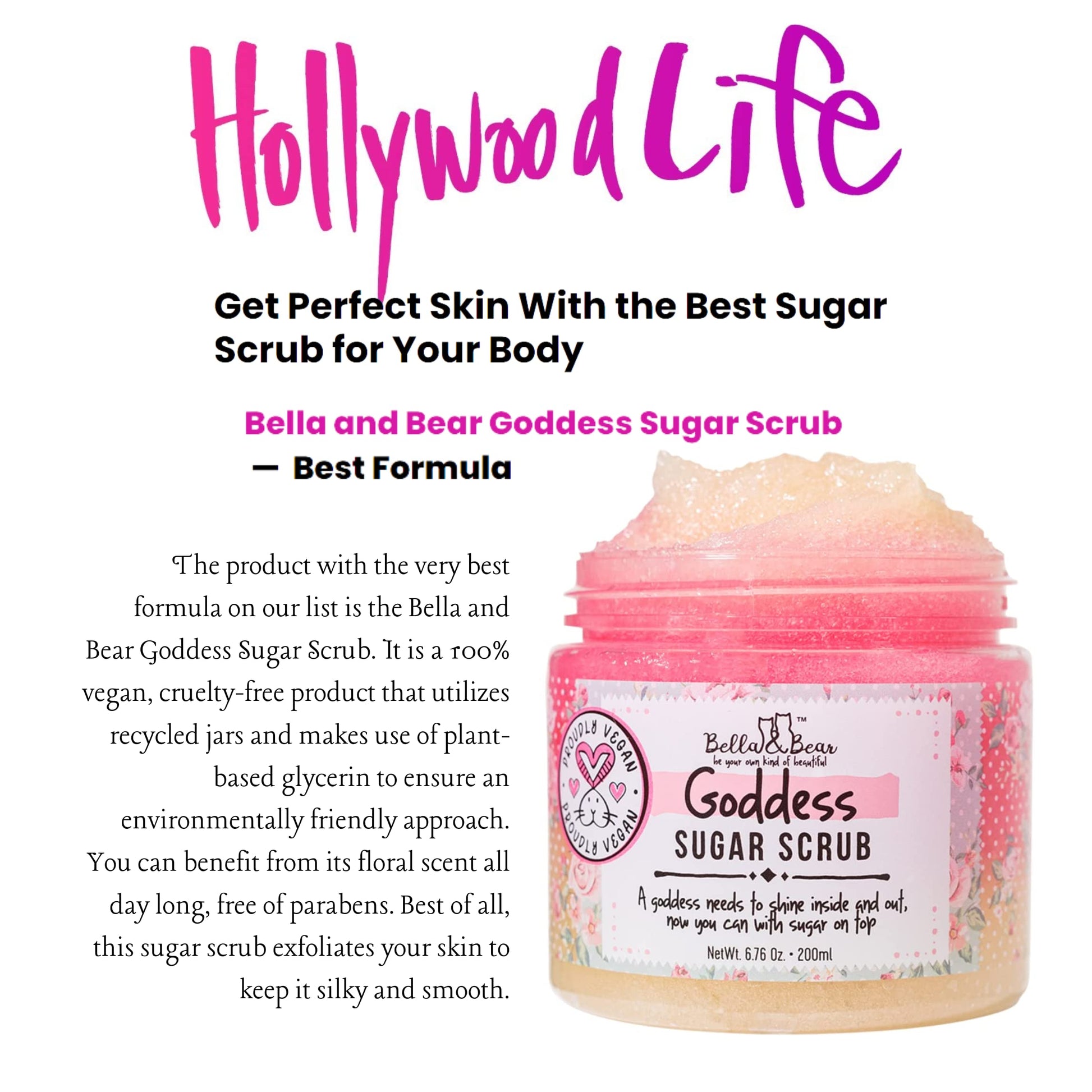 Bella and Bear 3.4 ounce travel size exfoliating body treatment