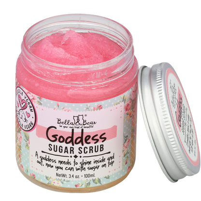 Authentic imported Bella and Bear sugar scrub for smooth skin