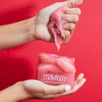 Tree Hut strawberry body scrub orange lid packaging detail