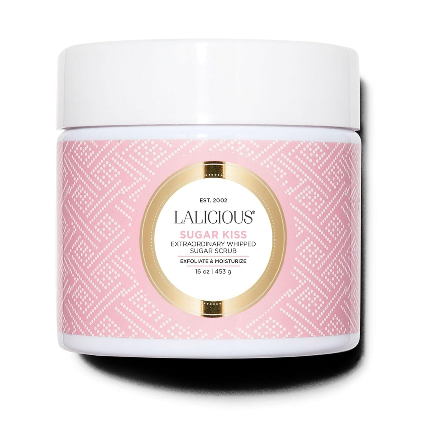 LALICIOUS pre shave body exfoliator with coconut oil and honey packaging