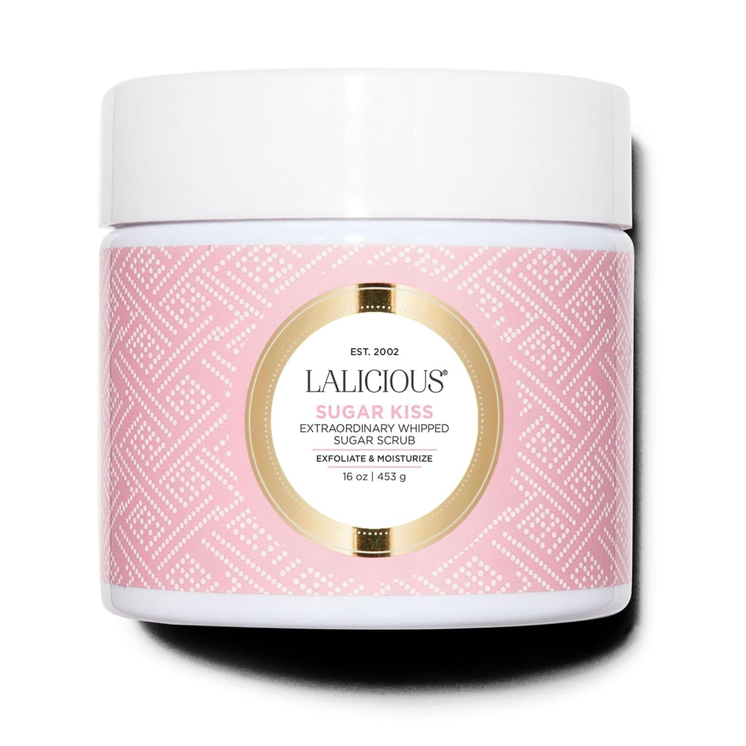LALICIOUS pre shave body exfoliator with coconut oil and honey packaging