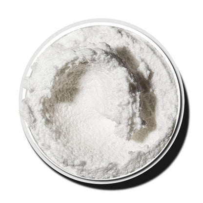 LALICIOUS luxury paraben free body scrub jar on a clean background