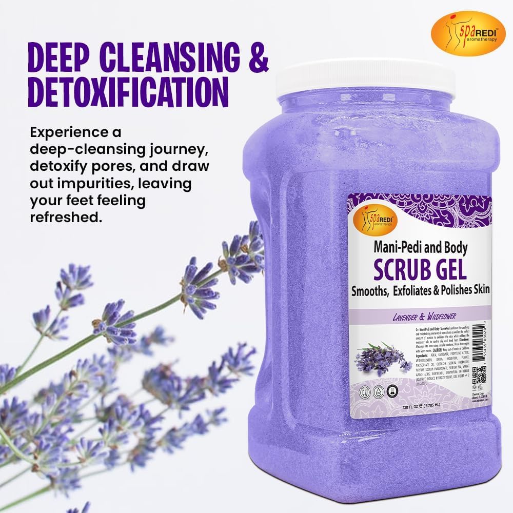 SPA REDI professional exfoliating body treatment texturing close up