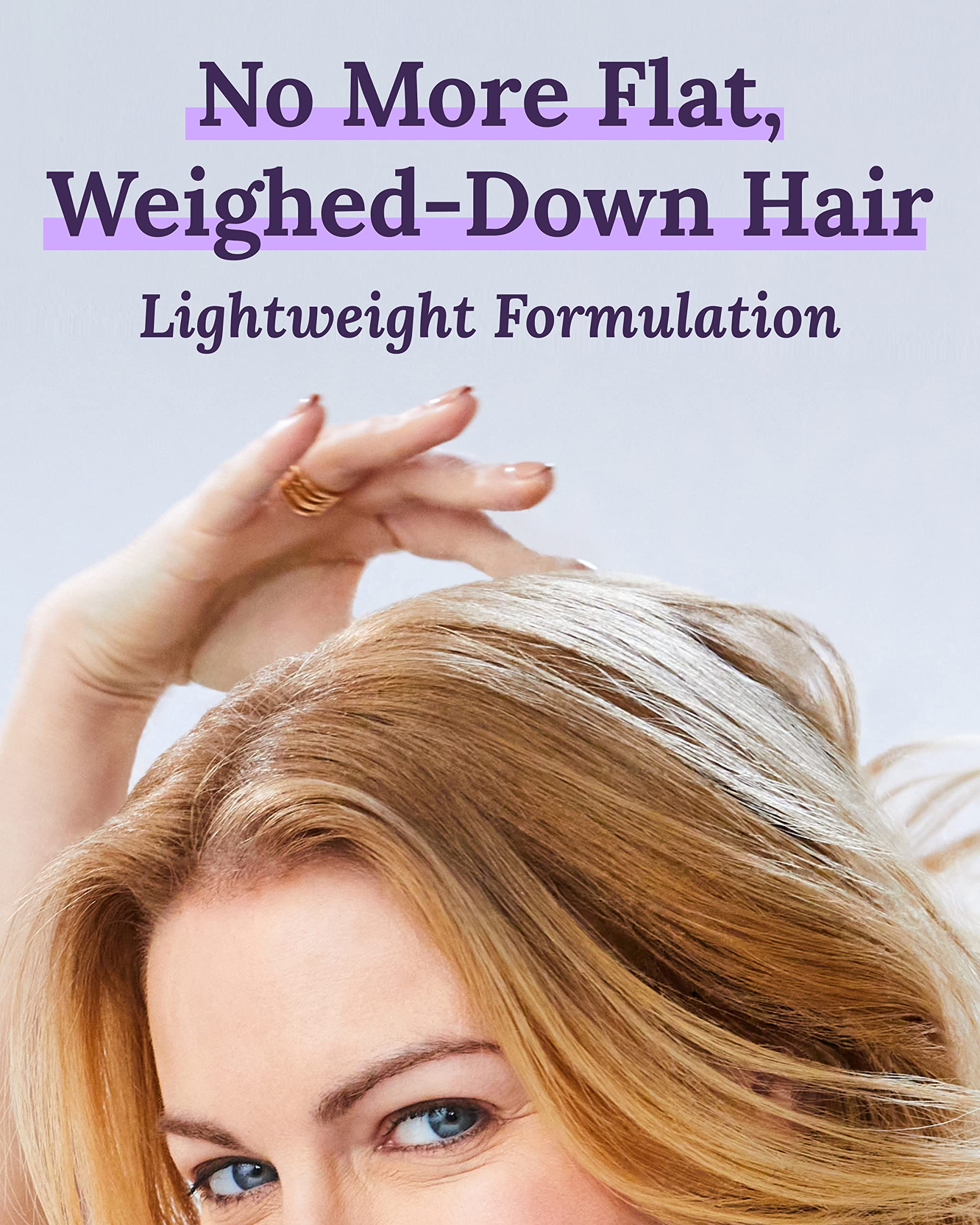 Keranique Keratin Amino Complex styling foam for women.