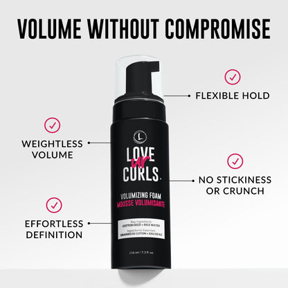 Love Ur Curls Lightweight Mousse texture detail