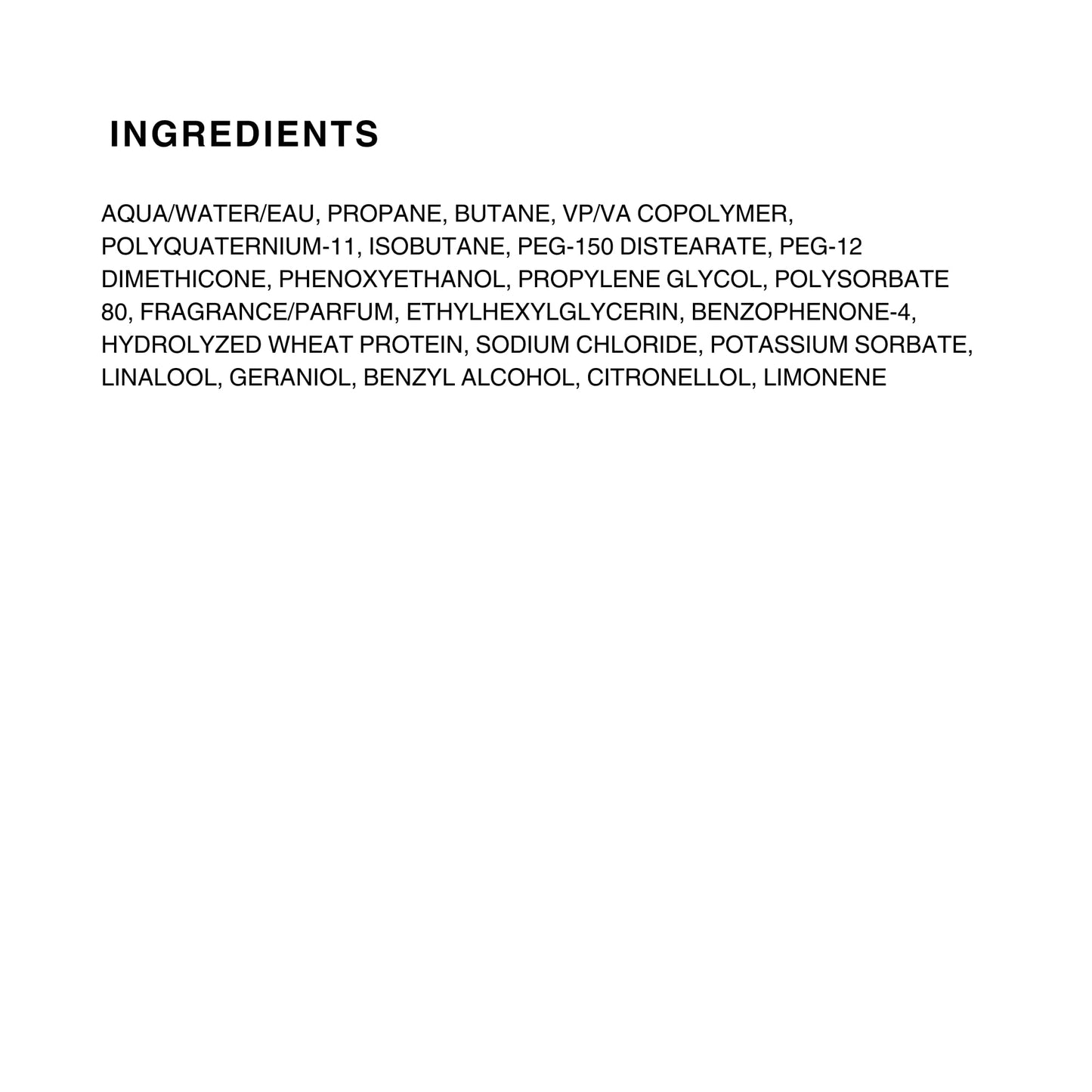 Imported USA hair product for frizz control and conditioning benefits shown on plain background