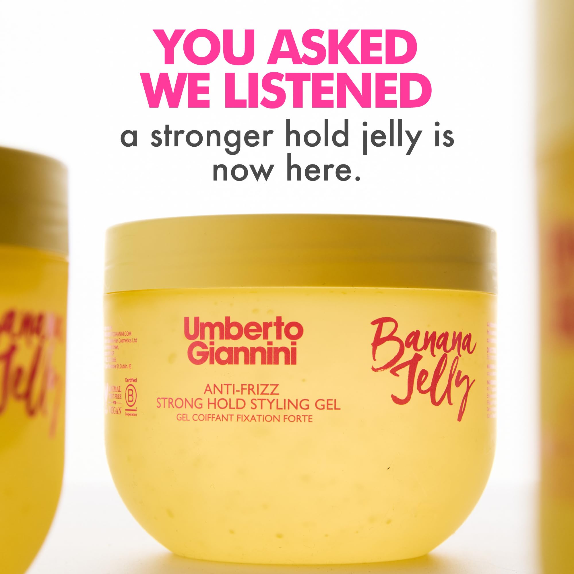 Umberto Giannini Curl Whip Activating Mousse container detailing the weightless volume formula for wavy hair.