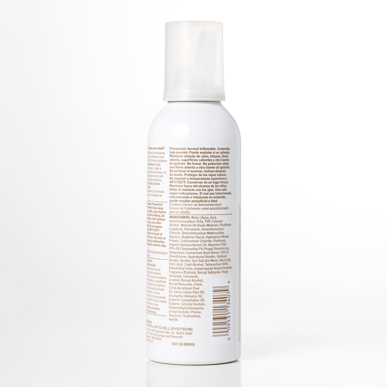 Paul Mitchell HydroCream Whip crunch free hair texture mousse