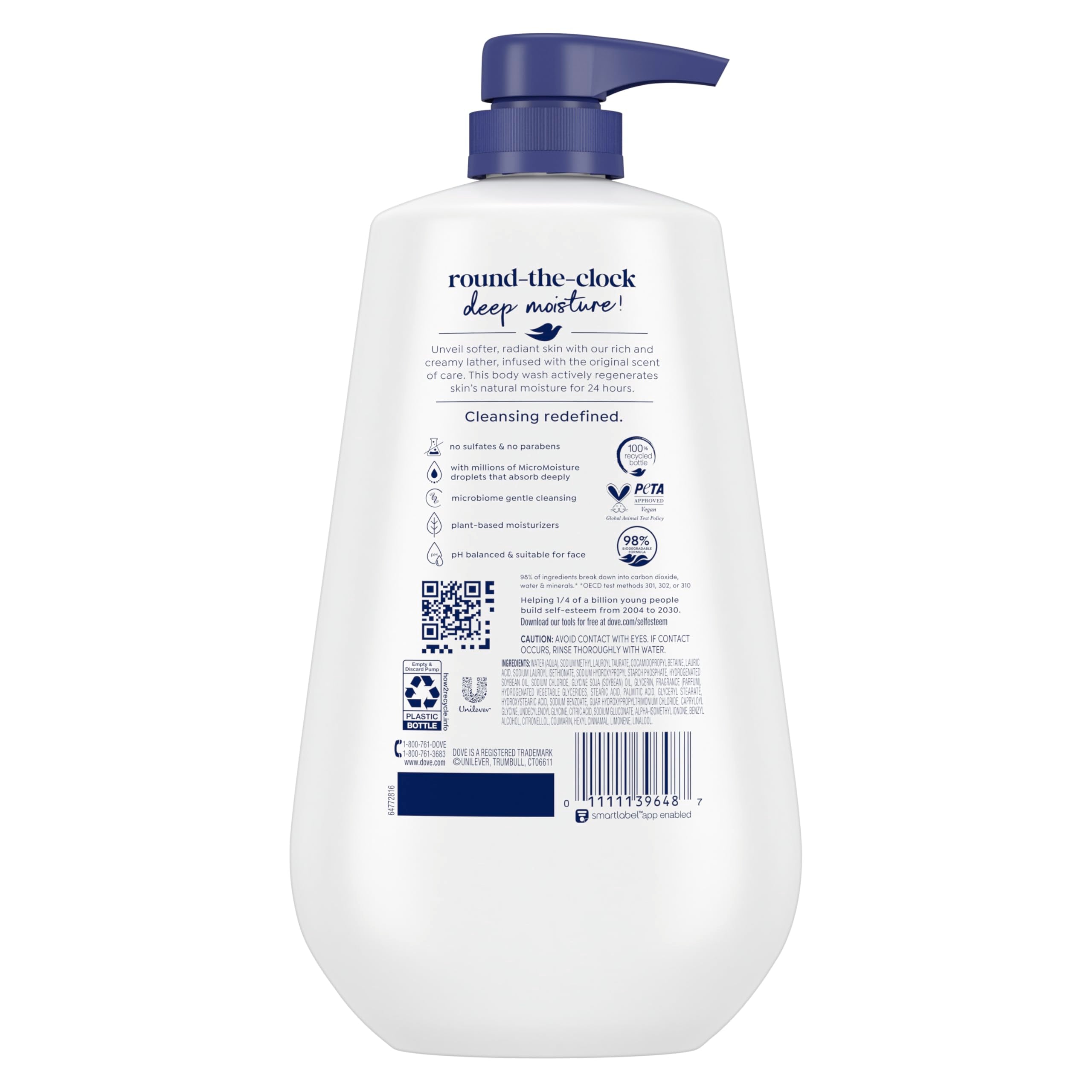 Dove moisturizing body wash texture lather