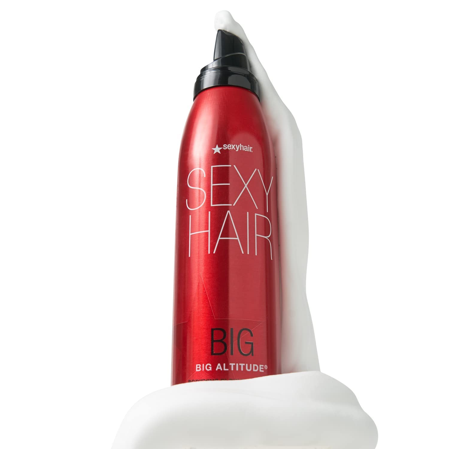 Salon professional volume mousse by SexyHair for fine to medium hair types.