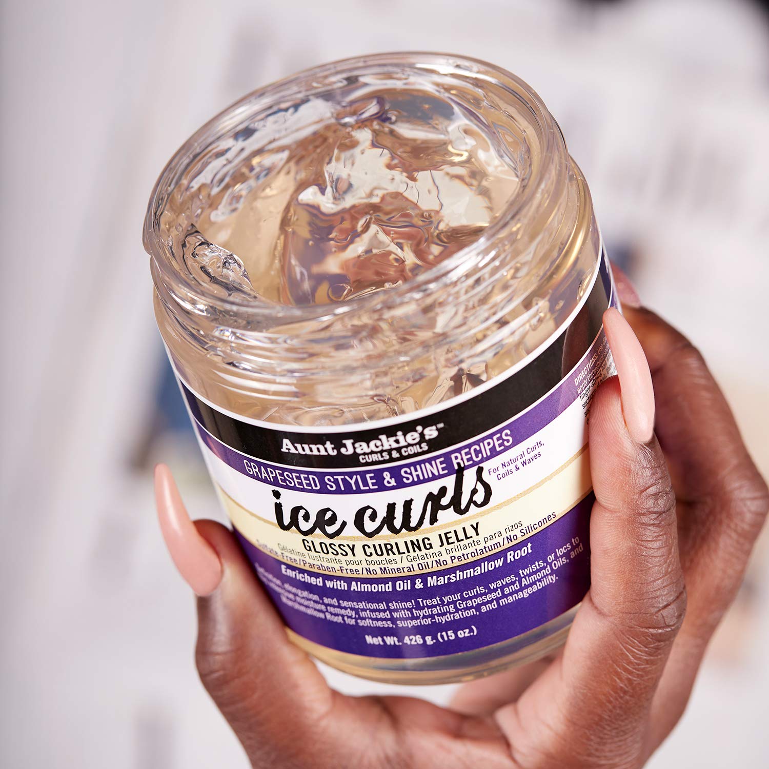 Aunt Jackie's Curls and Coils Ice Curls jelly texture and consistency