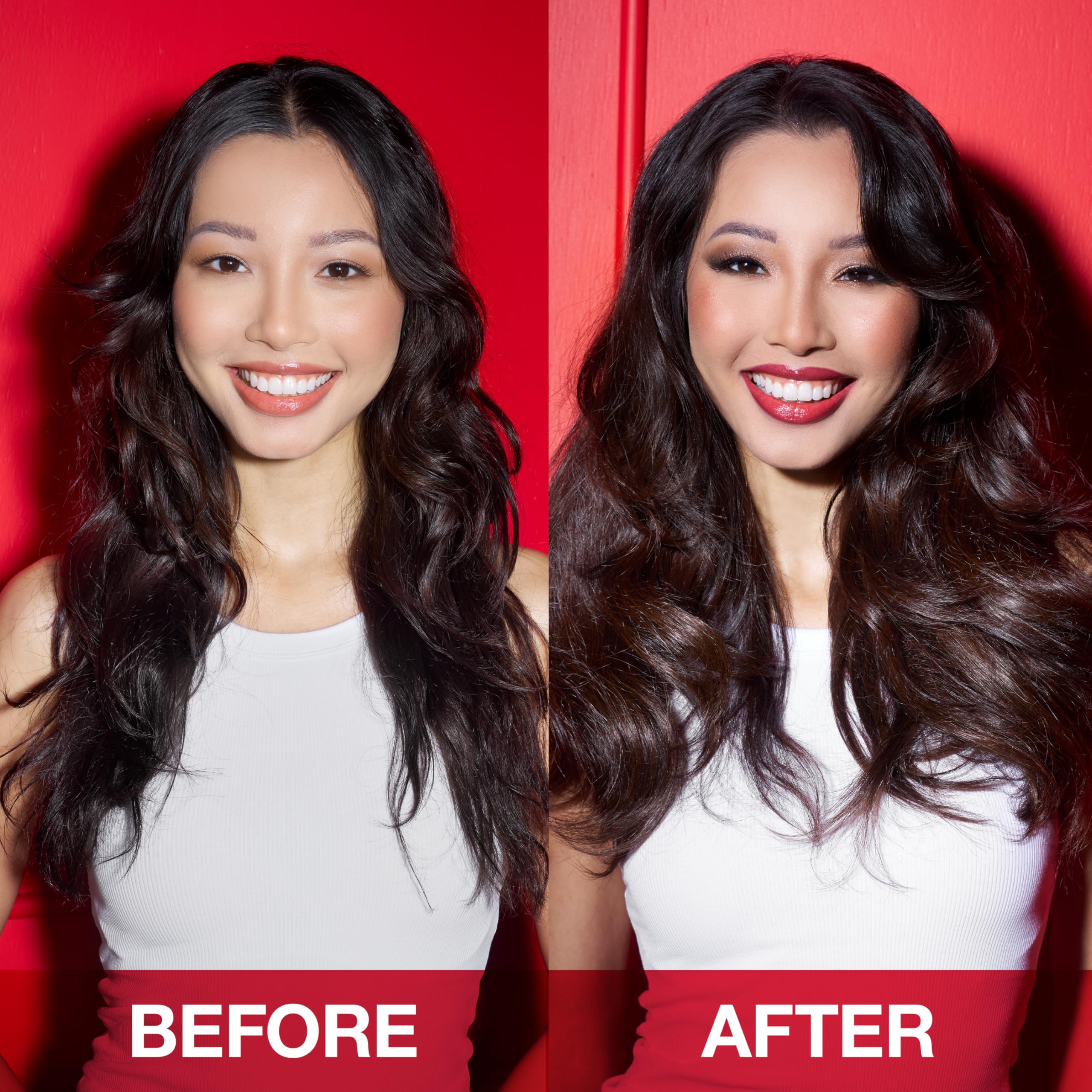 Back label of SexyHair Big Root Pump showing usage instructions and ingredients list