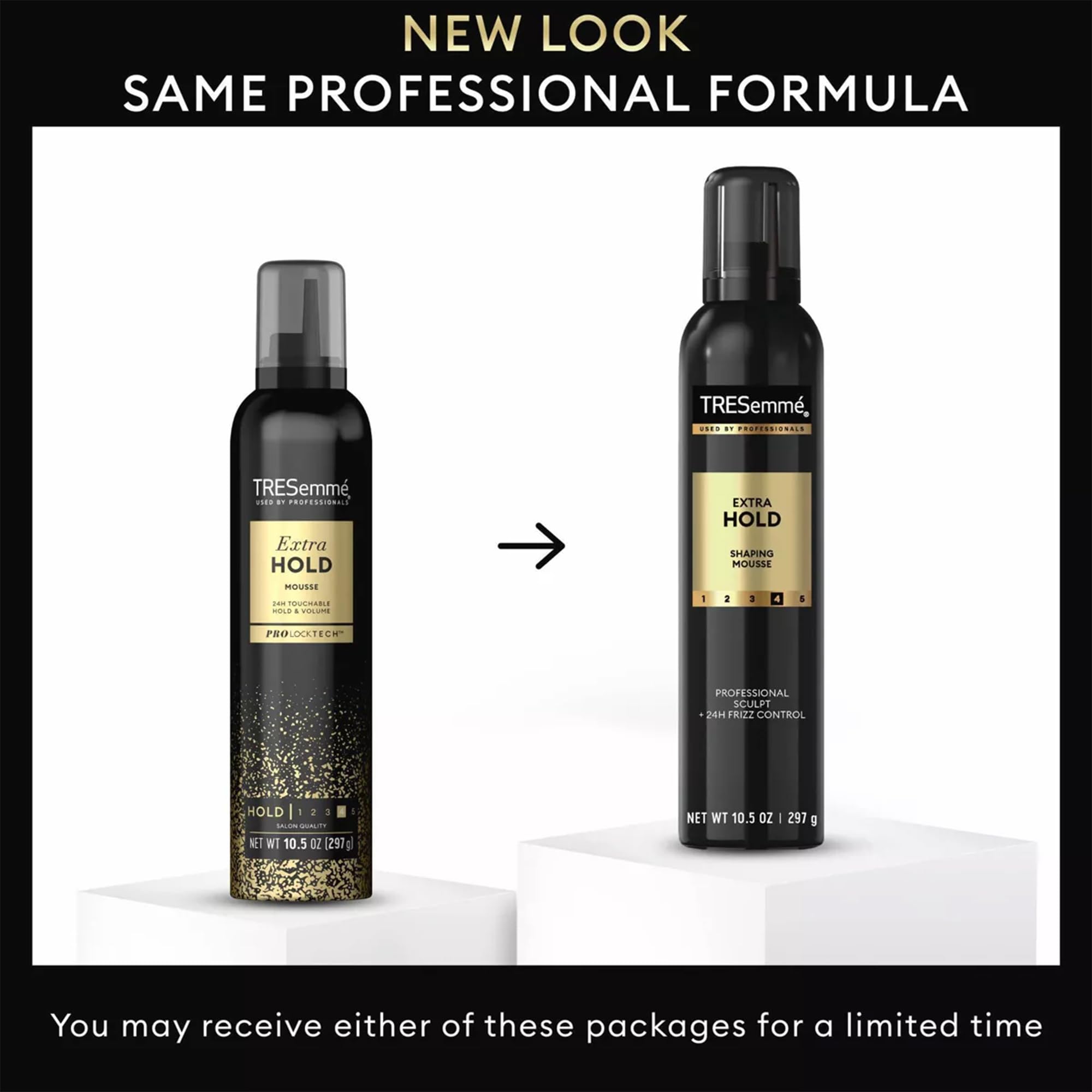 Tresemme hair styling mousse set for frizz control and volume