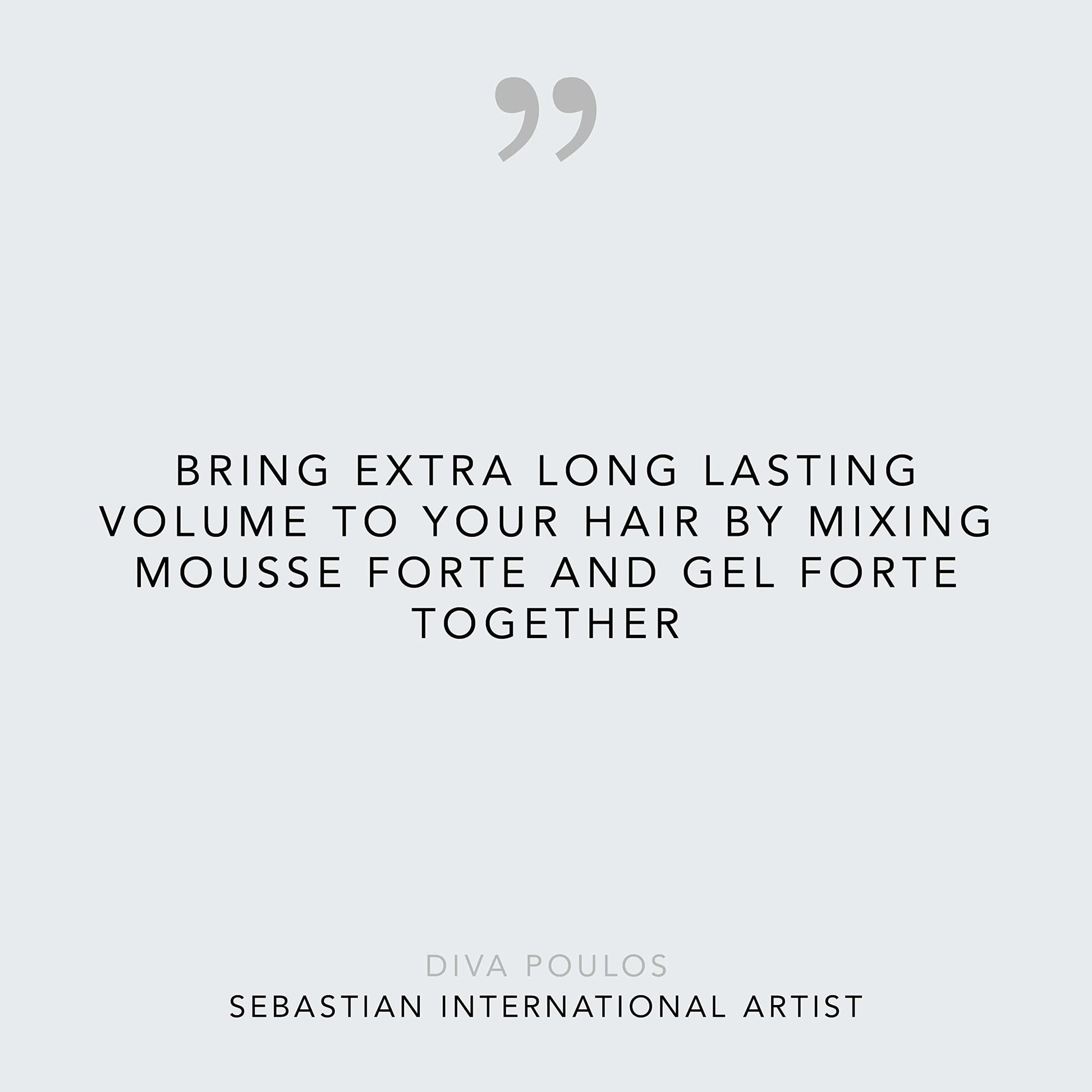 Sebastian Mousse Forte seven ounce canister for wave definition