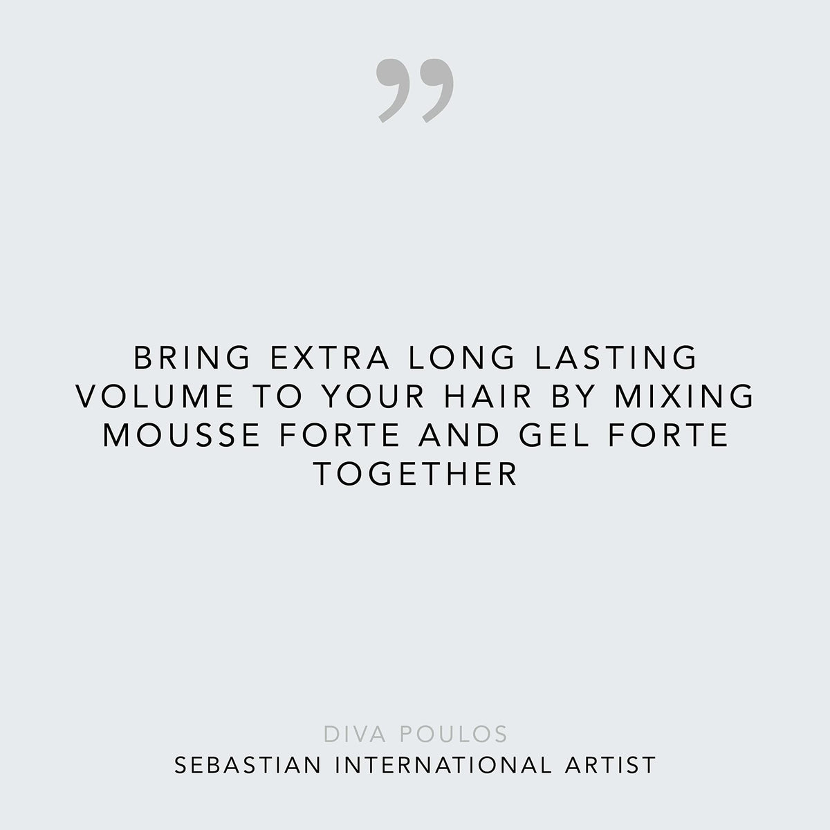 Sebastian Mousse Forte seven ounce canister for wave definition