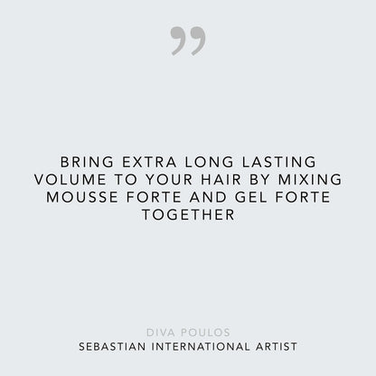 Sebastian Mousse Forte seven ounce canister for wave definition