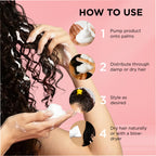 Close up of Style Factor mousse nozzle for curly hair