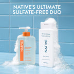 Native plant based body wash packaging overview