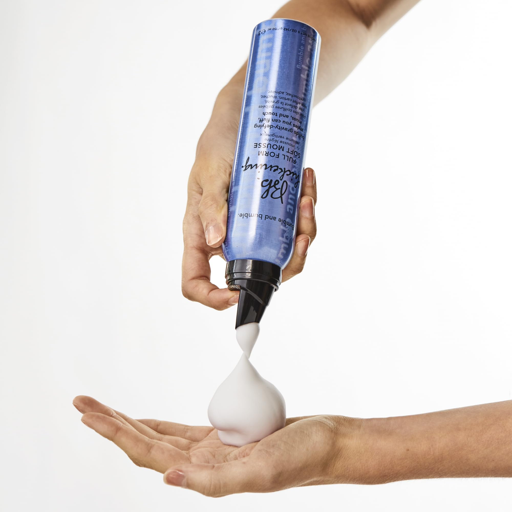 Bumble and bumble crunch free styling foam for fine to medium straight hair types