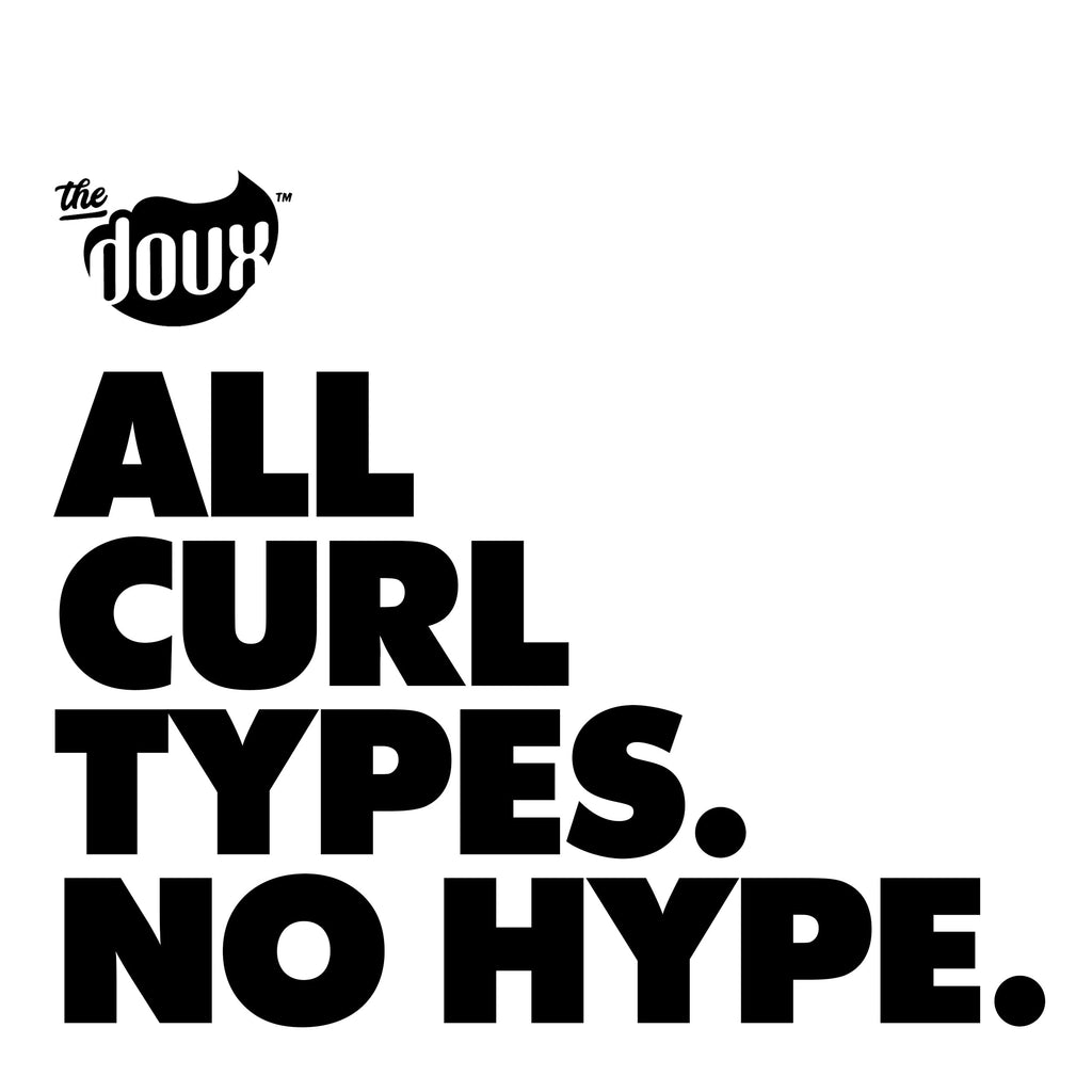 Authentic USA imported The Doux curly hair product packaging details