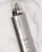 Side angle of the six point seven ounce can displaying the brand logo and styling hold level