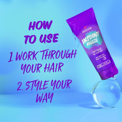 Aussie hair sculpting gel triple pack ideal for long-lasting frizz control.