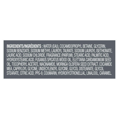 Natural essential oils ingredients graphic for Dove Men Plus Care