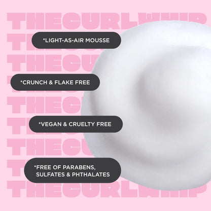 Cake Beauty sulfate free hair styling mousse for curly and wavy hair