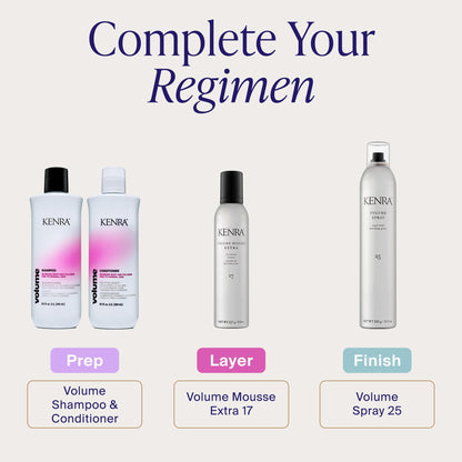 Alcohol free styling mousse canister for curly and permed hair definition