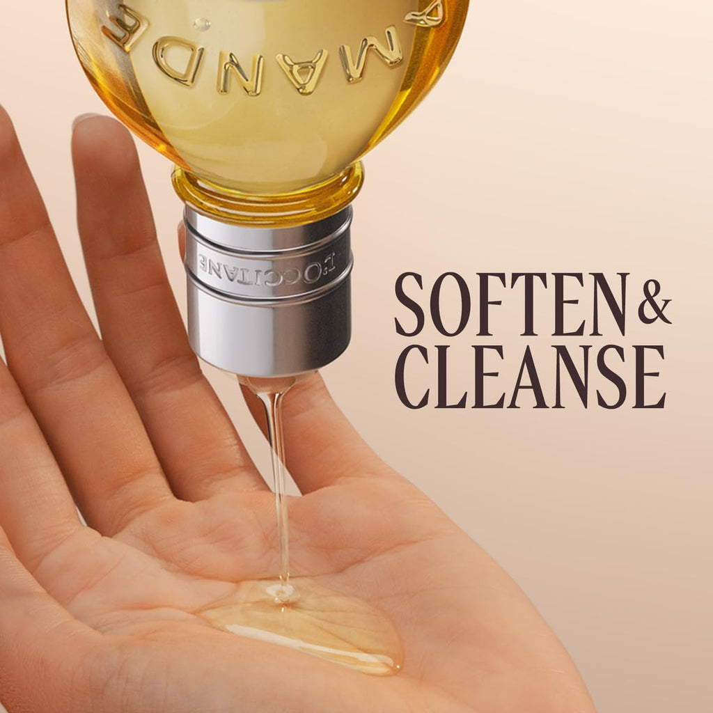 L'Occitane Almond Shower Oil packaging and label details