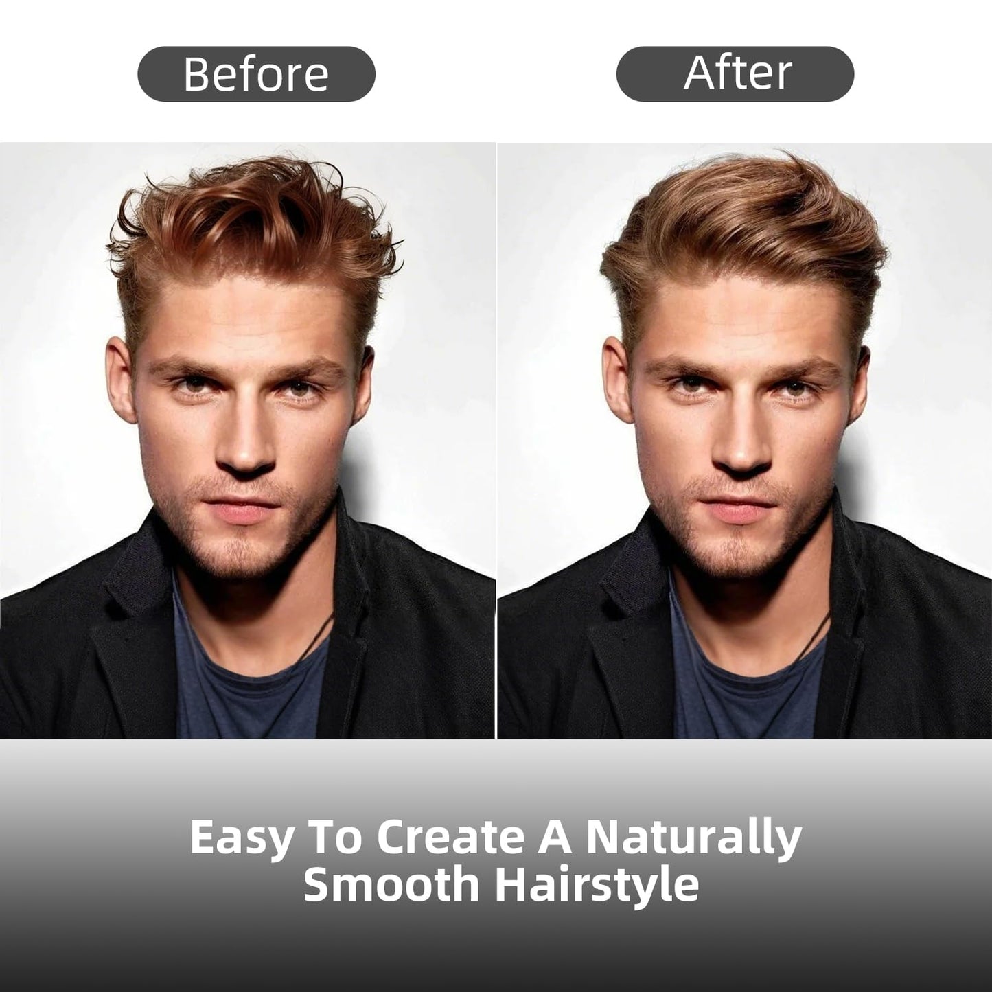 Selthoo water based pomade packaging highlighting all day texturizing benefits