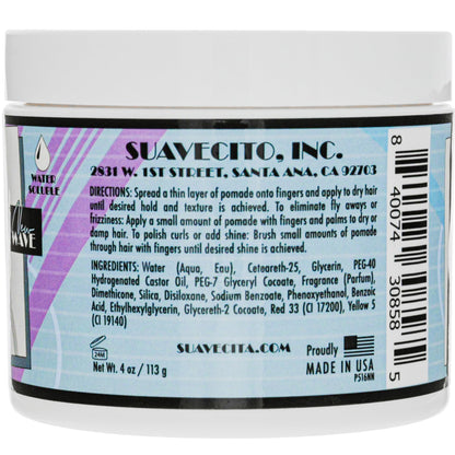 Suavecita water based medium hold women hair styling wax consistency texture