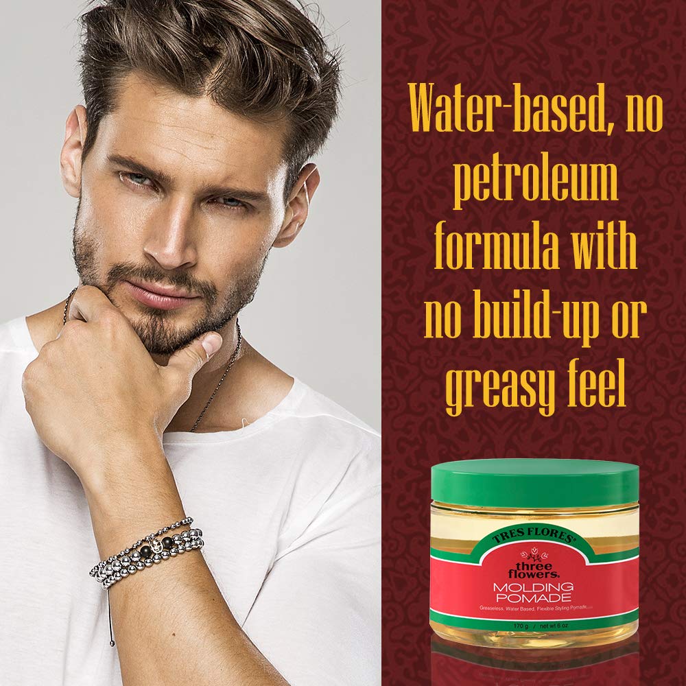 Classic water soluble styling pomade six ounce double pack green lid