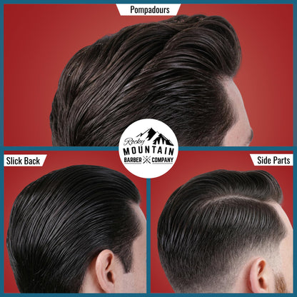 High shine classic men pomade for pompadour and slick back hair