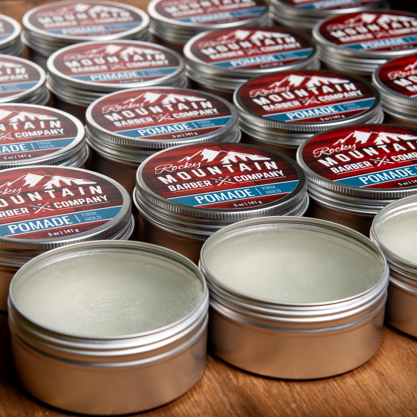 Rocky Mountain Barber Company classic hair pomade for salon performance
